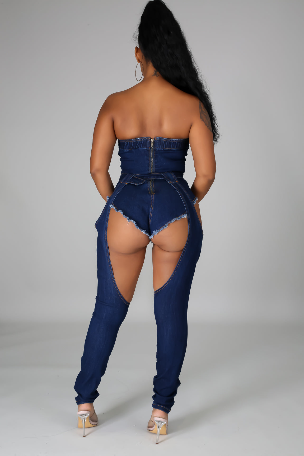 Bad Behavior Romper/Harness Set